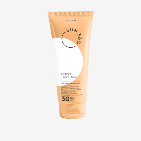 ExternalImage (3) لوسیون ضد آفتاب sun360 با SPF30 برای صورت و بدن کد 34890 حجم 125میل برای پوست چرب