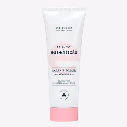 ماسک و اسکراب ویتامینه وروشن کننده اسنشلز کد 35924 ماسک و اسکراب ویتامینه وروشن کننده اسنشلز کد 35924