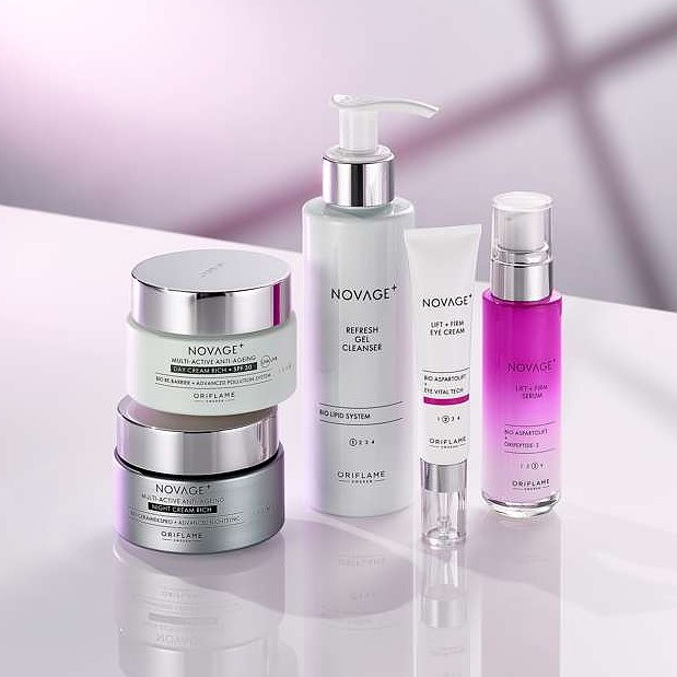 پکیج کامل ست مراقبتی اوریفلیم لیفت کننده و سفت کننده سری نوایج پلاس 43691 - شامل 5محصول پکیج کامل ست مراقبتی اوریفلیم لیفت کننده و سفت کننده سری نوایج پلاس 43691 - شامل 5محصول